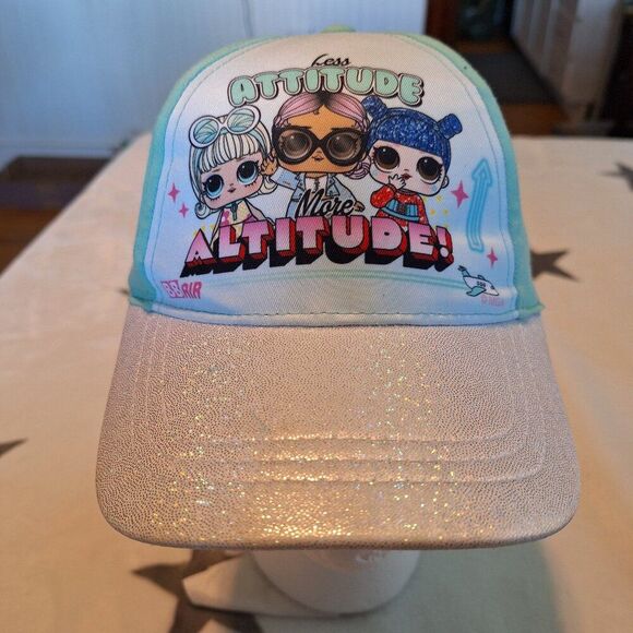 Kids LOL Surprise Doll Baseball Cap Hat Less Attitude More Altitude MGA BB Youth - Picture 1 of 7